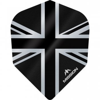 Mission Alliance 100 Micron Standard Dart Flights Black