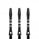 Designa Multiline Regrooved Aluminium Alloy Dart Stems - Black