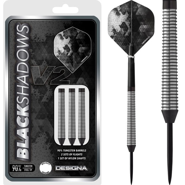 Designa Black Shadow 24 Gram Tungsten Darts