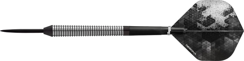 Designa Black Shadow 90% Tungsten Steel Tip Darts - Style 4 - 22 Gram