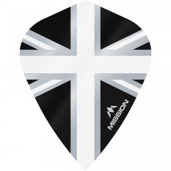 Mission Alliance 100 Micron Kite Dart Flights Black White