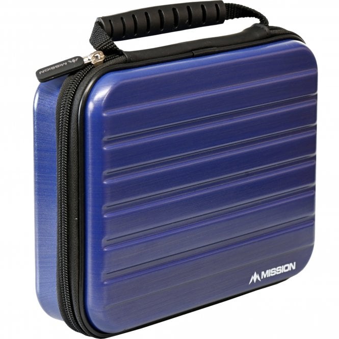 Mission ABS 4 Large Strong Darts Case - Metallic - Blue