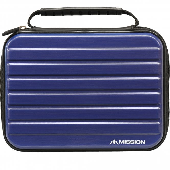 Mission ABS 4 Large Strong Darts Case - Metallic - Blue