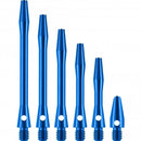 Designa Aluminium Alloy Dart Stems Blue Micro Extra Short Short Tweenie Medium Long