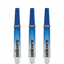 Unicorn Gripper 3 Two Tone Moulded Dart Stems - Blue