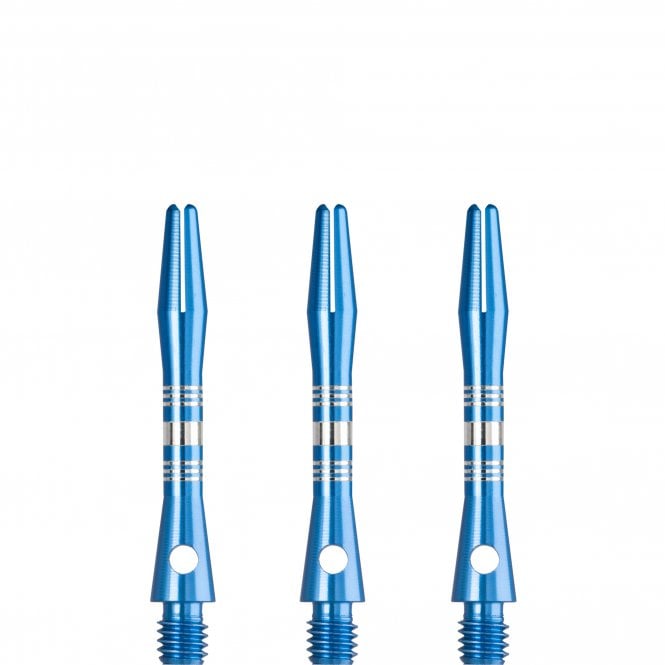 Designa Multiline Regrooved Aluminium Alloy Dart Stems - Blue