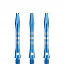 Designa Multiline Regrooved Aluminium Alloy Dart Stems - Blue