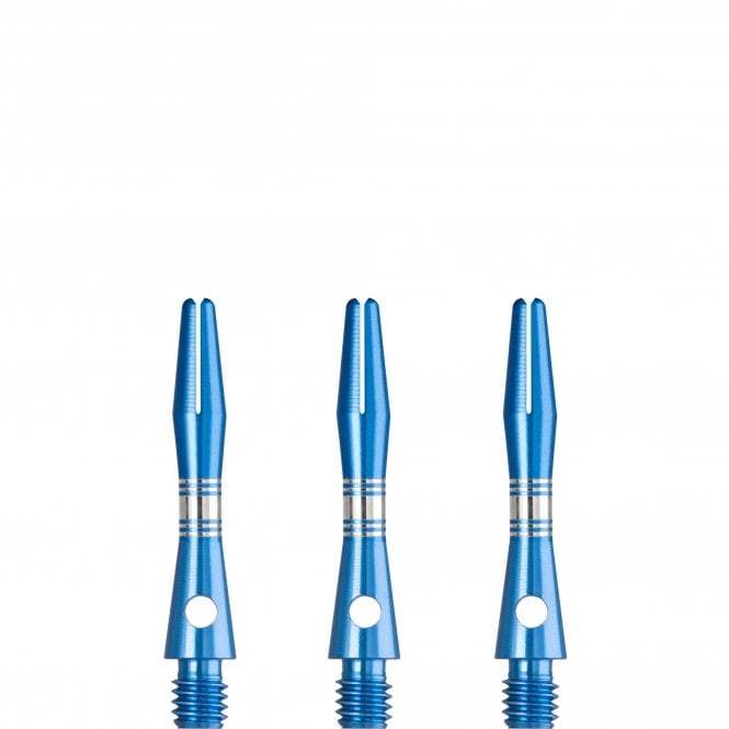 Designa Multiline Regrooved Aluminium Alloy Dart Stems - Blue