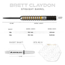Brett Claydon 22g Tungsten Darts