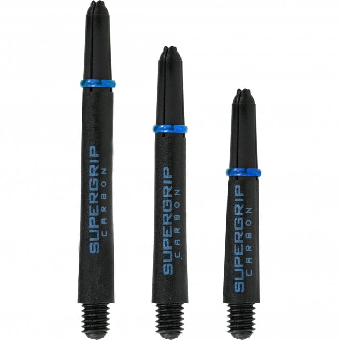 Harrows Supergrip Carbon Dart Stems Black & Aqua