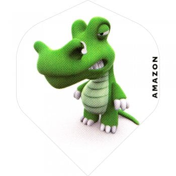 Amazon 3D Animal Life 100 Micron Dart Flights Crocodile