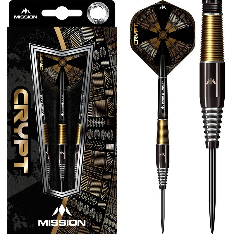 Mission Crypt 90% Tungsten Steel Tip Darts 21 Gram