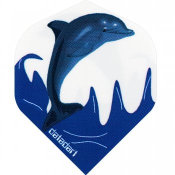 Datadart Metronic 75 Micron Dart Flights - Standard No.2 - Dolphin