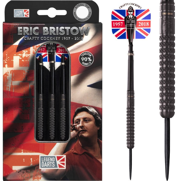 Eric Bristow Legend Black Tungsten Darts 25 Gram