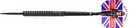 Legend Eric Bristow Cocked Finger Knurled 90% Tungsten Steel Tip Darts - Black - 23 Gram