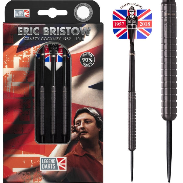 Eric Bristow Legend Black Tungsten Darts 22 Gram