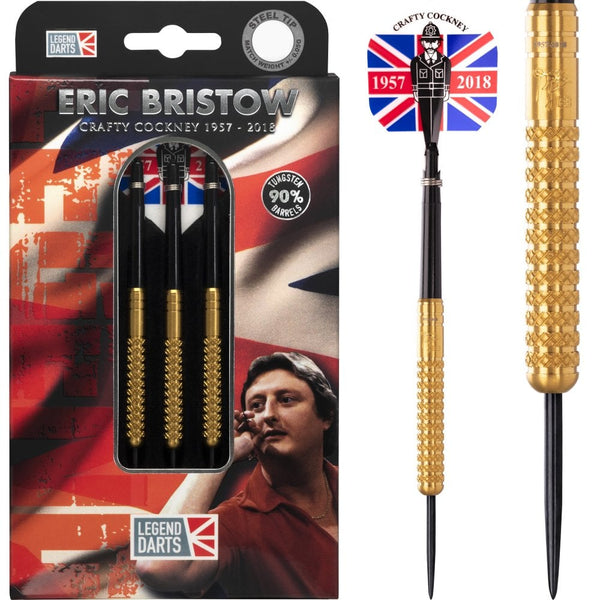 Eric Bristow Legend Gold Tungsten Darts 25 Gram