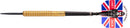 Legend Eric Bristow Cocked Finger Knurled 90% Tungsten Steel Tip Darts - Gold - 25 Gram