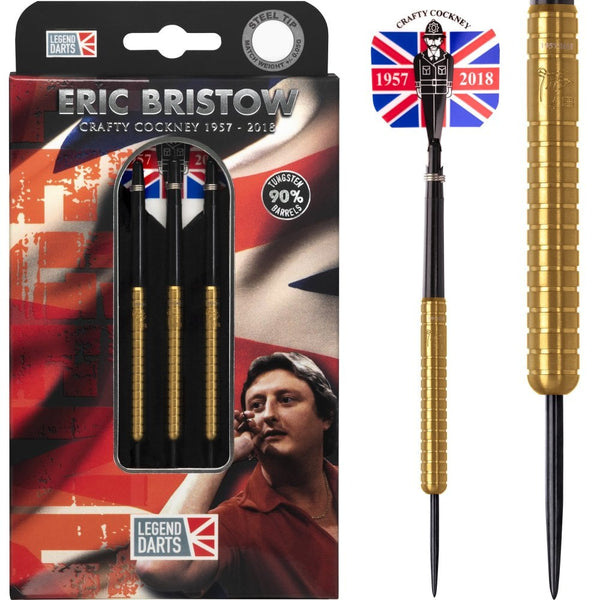 Eric Bristow Legend Gold Tungsten Darts 22 Gram