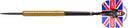 Legend Eric Bristow Cocked Finger Ringed 90% Tungsten Steel Tip Darts - Gold - 22 Gram