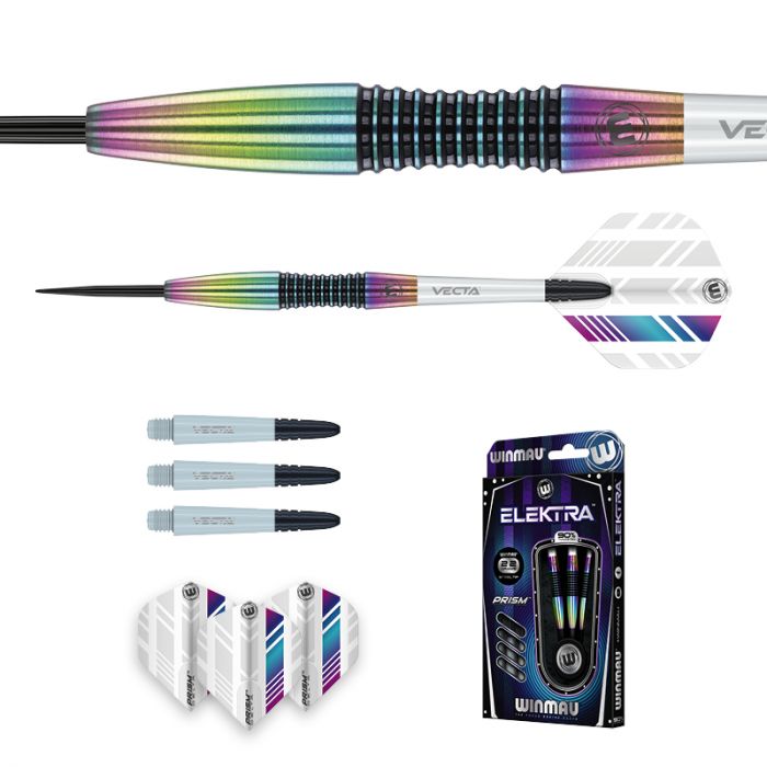 Winmau Elektra 90% Tungsten Steel Tip Darts - 22 Gram