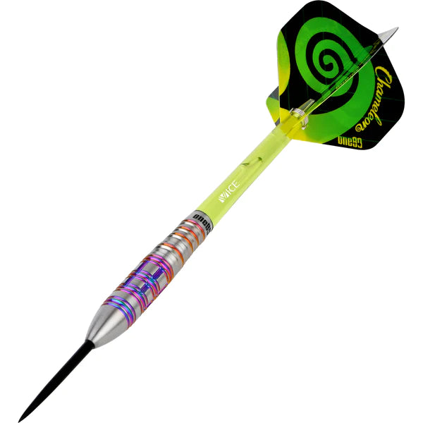 One80 Chameleon Darts - Steel Tip Tungsten Darts - Emerald - 22 Gram