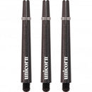 Unicorn Gripper 3 Moulded Dart Stems - Black - BULK PACK 5 SETS