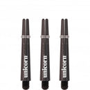 Unicorn Gripper 3 Moulded Dart Stems - Black - BULK PACK 5 SETS