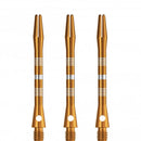 Designa Multiline Regrooved Aluminium Alloy Dart Stems - Gold