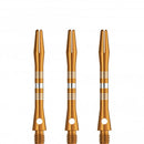 Designa Multiline Regrooved Aluminium Alloy Dart Stems - Gold