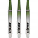 Unicorn Gripper 3 Two Tone Moulded Dart Stems - Green
