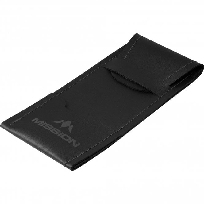 Mission Sport 8 Darts Wallet - Black with Trim - Grey