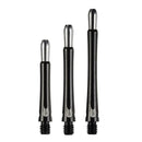 Target Grip Style Aluminium Dart Stems Black