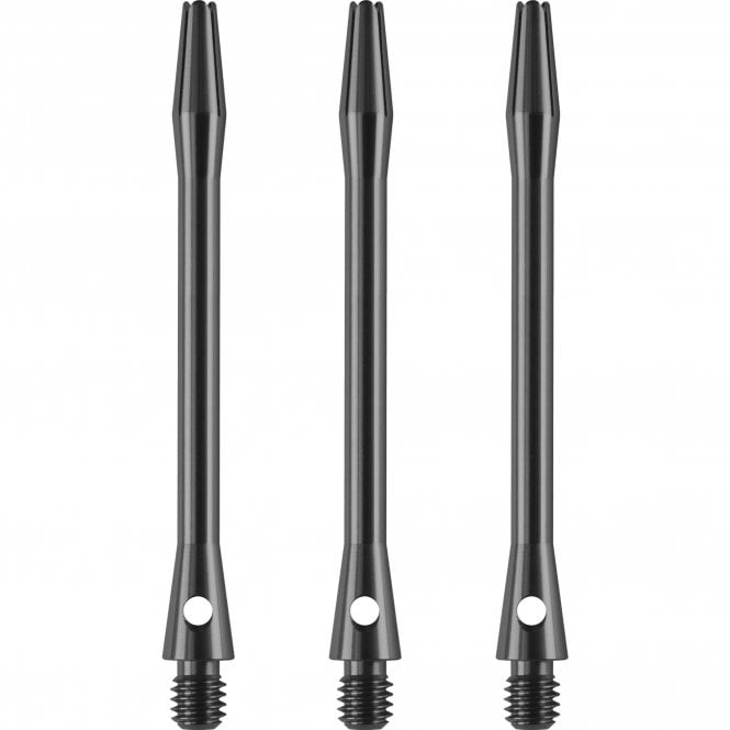 Designa Aluminium Alloy Dart Stems - Gunmetal