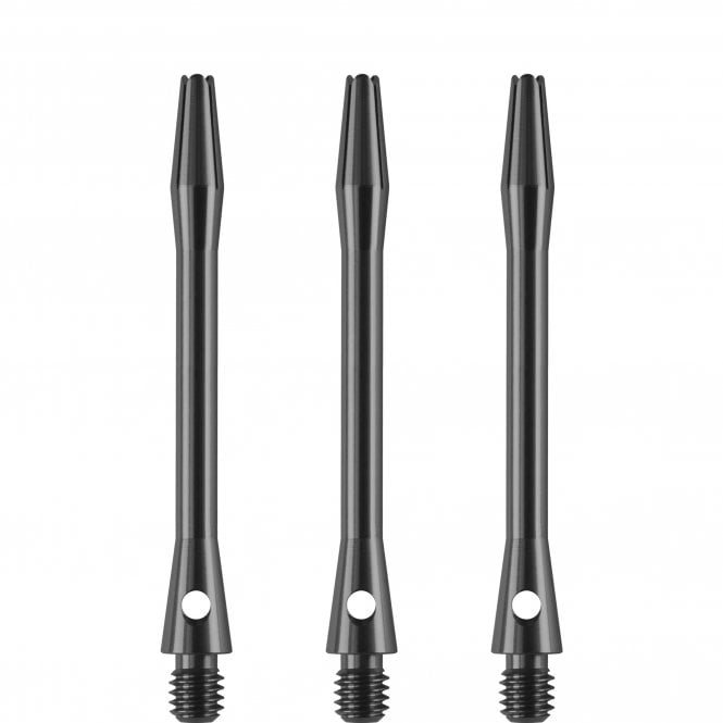 Designa Aluminium Alloy Dart Stems - Gunmetal