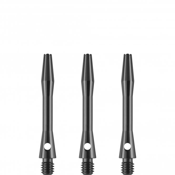 Designa Aluminium Alloy Dart Stems - Gunmetal