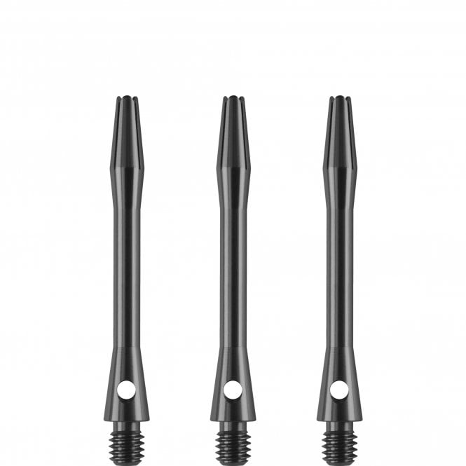 Designa Aluminium Alloy Dart Stems - Gunmetal