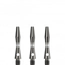 Designa Multiline Regrooved Aluminium Alloy Dart Stems - Gunmetal