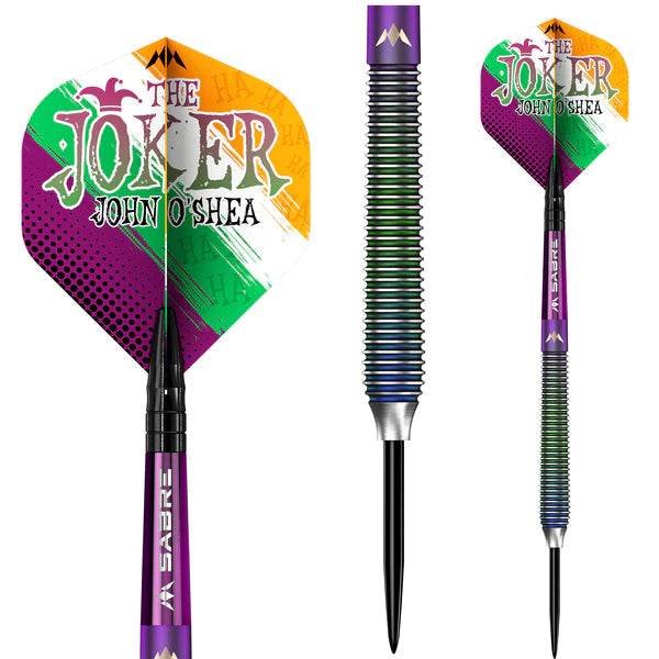 Mission John O Shea 95% Tungsten Steel Tip Darts - The Joker - 24 Gram