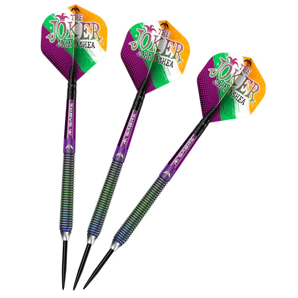 Mission John O Shea 95% Tungsten Steel Tip Darts - The Joker - 26 Gram