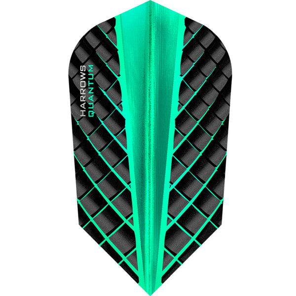 Harrows Quantum Slim Dart Flights Jade