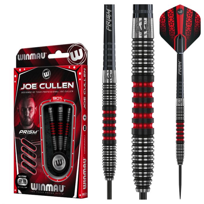 Winmau Joe Cullen 90% Tungsten Steel Tip Darts 23 Gram