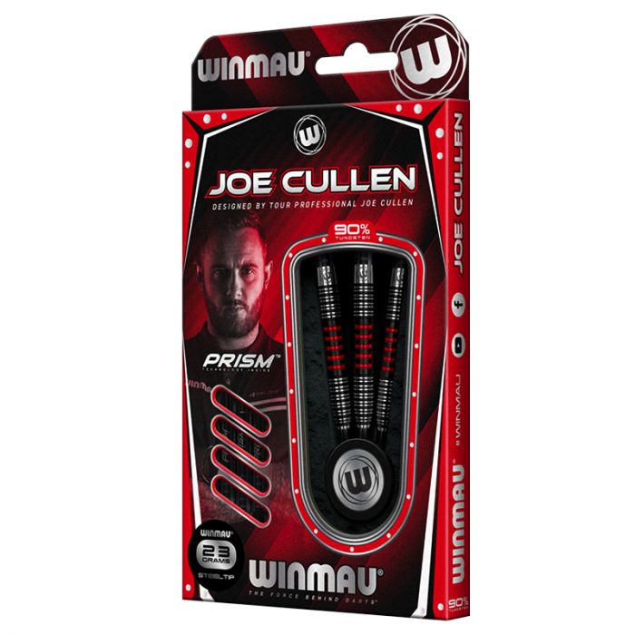 Winmau Joe Cullen 90% Tungsten Steel Tip Darts - 23 Gram