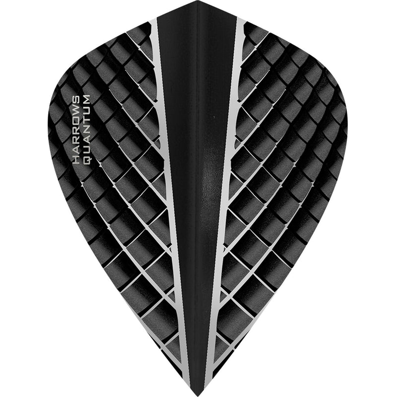 Harrows Quantum Kite Dart Flights - Black