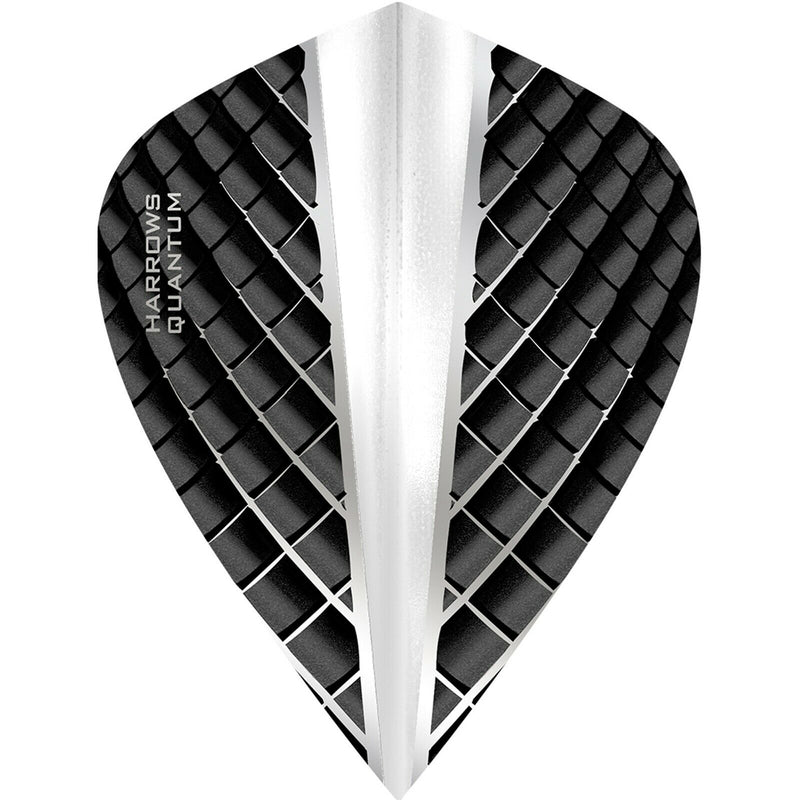 Harrows Quantum Kite Dart Flights - Clear