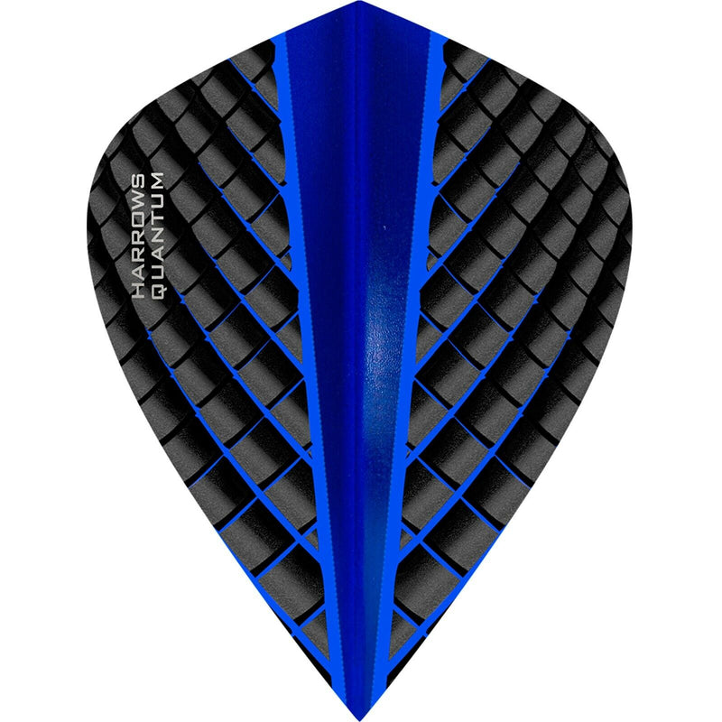 Harrows Quantum Kite Dart Flights - Dark Blue