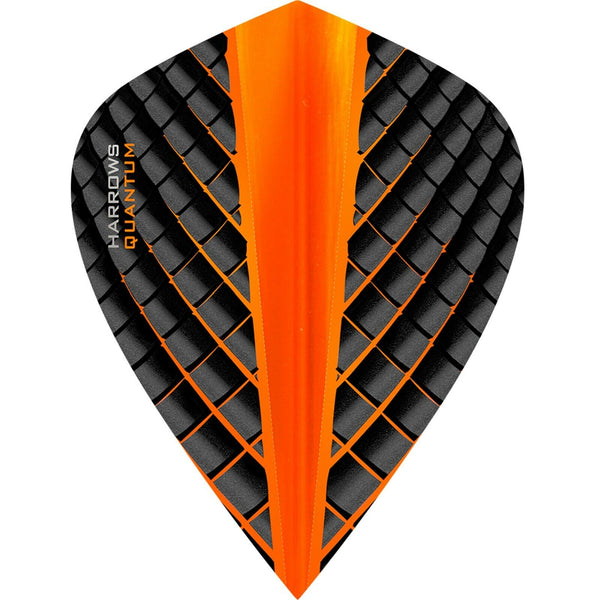 Harrows Quantum Kite Dart Flights - Orange