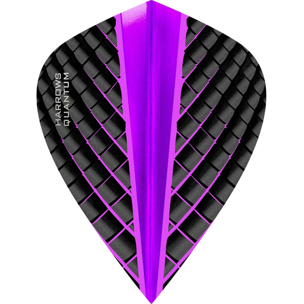 Harrows Quantum Kite Dart Flights - Purple