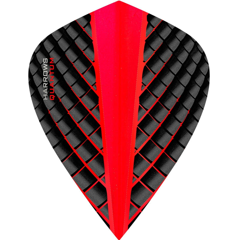 Harrows Quantum Kite Dart Flights - Red