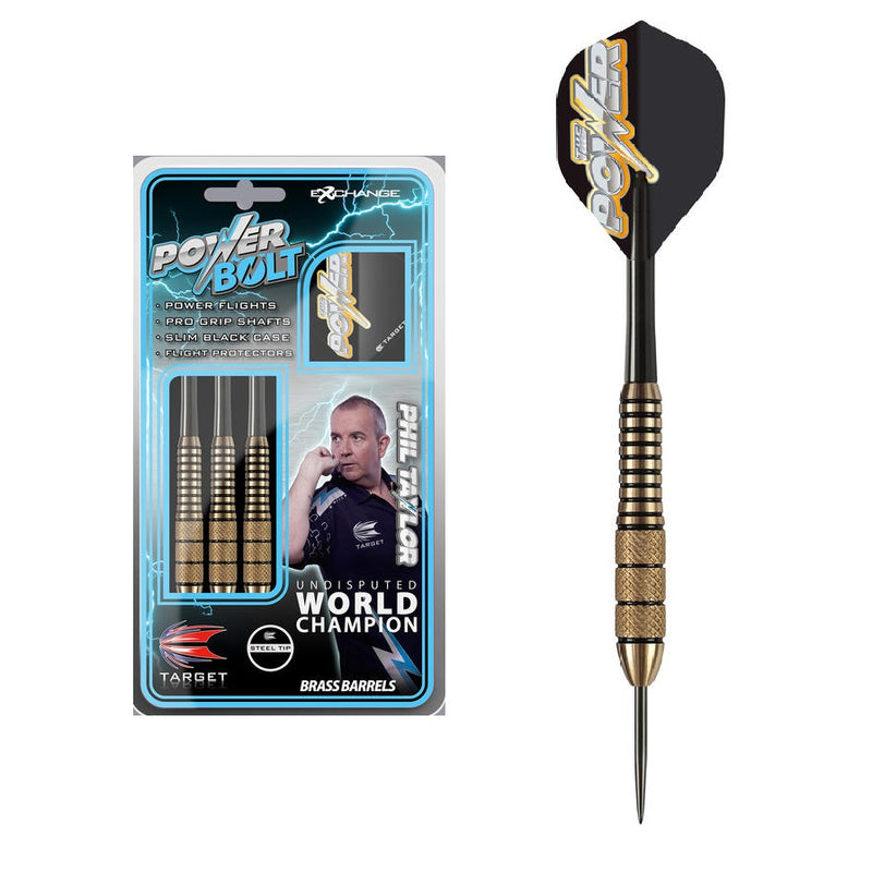 Target Phil Taylor Power Bolt Brass Darts 22 Gram